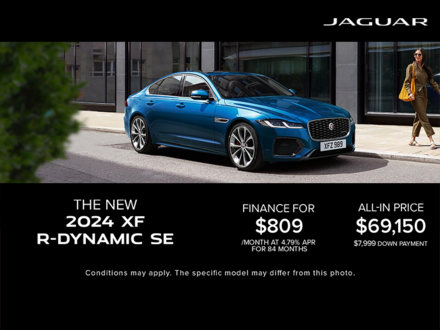 The 2024 Jaguar XF R-Dynamic SE