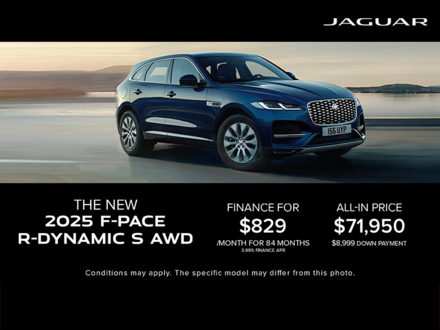 The 2025 Jaguar F-PACE