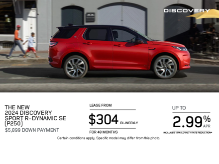 The 2024 Land Rover Discovery Sport