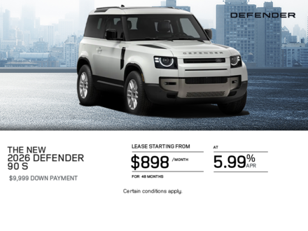 The 2026 Land Rover Defender 90 S