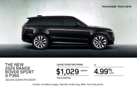 The 2026 Range Rover Sport S