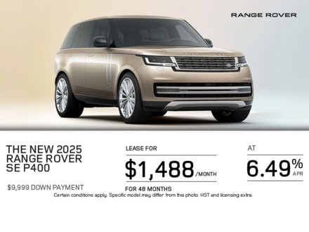 The 2025 Range Rover