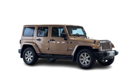 2015 Jeep Wrangler Unlimited Sahara Local Trade, Leather,