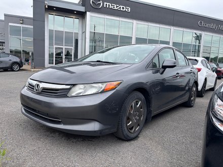 2012 Honda Civic Sdn LX REGULATEUR DE VITESSE A/C RADIO BLUETOOTH AM/FM