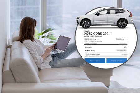 Processus d’achat 100% en ligne