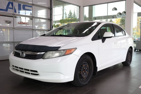 2012 Honda Civic Sdn LX MANUEL INSPECTÉ BAS MILLAGE