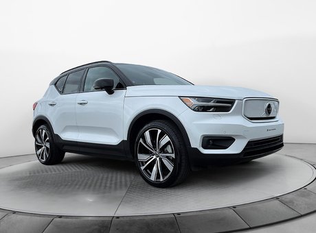 Volvo RECHARGE XC40 TOUT ÉLECTRIQUE PURE P8 // AWD 2021