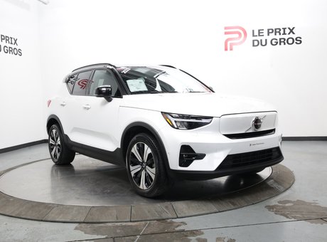 Volvo RECHARGE XC40 TOUT ÉLECTRIQUE PURE TWIN PLUS 2023