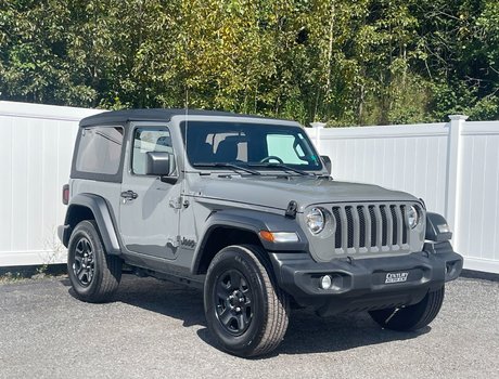 2023 Jeep Wrangler Sport | SoftTop | A/C | USB | Warranty to 2028