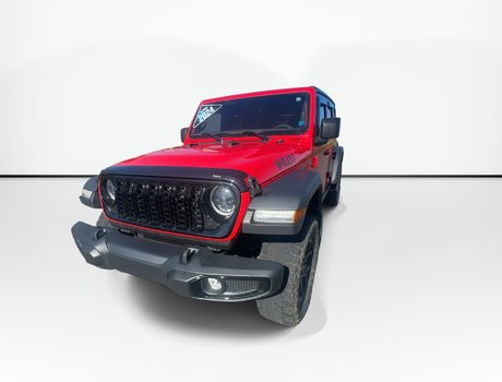 2024 Jeep Wrangler Willys | Cam | USB | Htd Wheel | Warranty to 2029