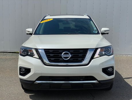 2018 Nissan Pathfinder Platinum | SunRoof | Leather | 7-Pass | Cam | USB