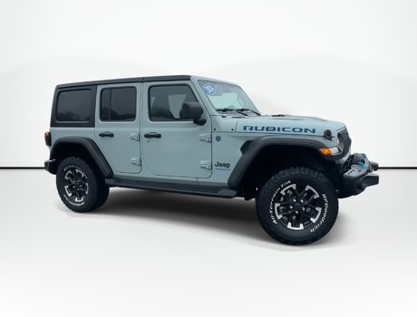2024 Jeep Wrangler 4xe Rubicon | Cam | HtdSeat | 2Tops | Warranty to 2028