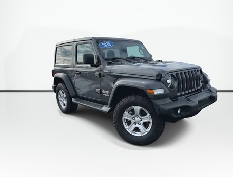 2018 Jeep WRANGLER SPORT S | Cam | HtdSeats | Bluetooth | Aux | USB