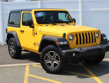 2021 Jeep Wrangler Sport S | Cam | USB | HtdWheel | Warranty to 2025