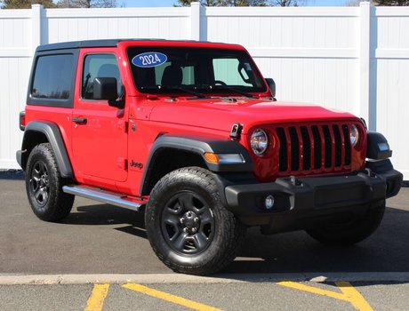 2024 Jeep Wrangler SPORT | Cam | USB | Bluetooth | Warranty to 2028