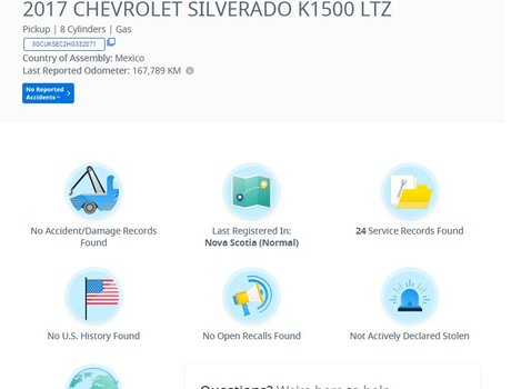 2017 Chevrolet Silverado 1500 LTZ w/ 2LZ | Leather | Roof | Cam | USB