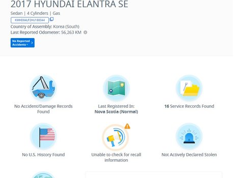 2017 Hyundai Elantra GL | Cam | USB | HtdWheel | Bluetooth
