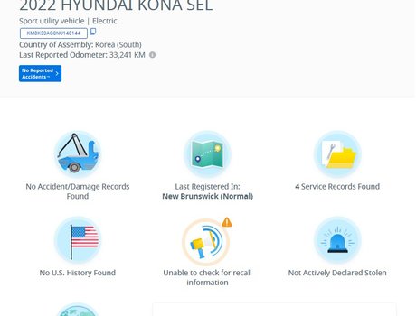 2022 Hyundai Kona Electric Ultimate | Leather | Roof | Nav | Cam