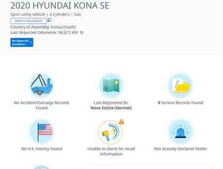 2020 Hyundai Kona Essential | Cam | USB | Htd. Seat | Bluetooth