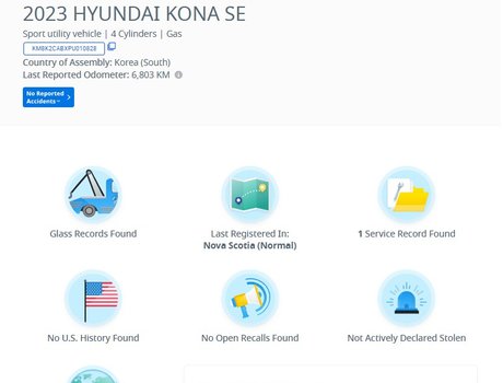2023 Hyundai Kona Preferred | Cam | USB | HtdWheel | Bluetooth