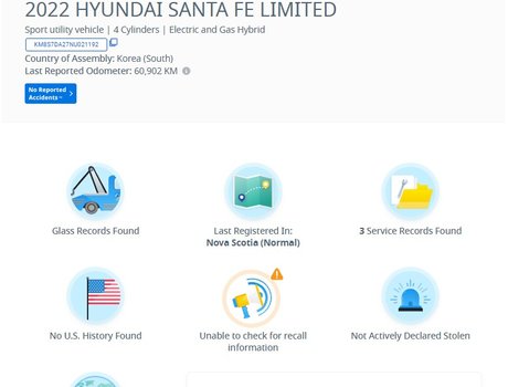 2022 Hyundai Santa Fe Plug-In Hybrid Luxury | Leather | MoonRoof | Cam | USB | HtdWheel