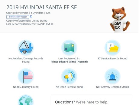 2019 Hyundai Santa Fe Essential W/ Safety Grp | Cam | USB | HtdSeats