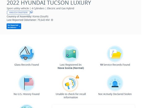 2022 Hyundai Tucson Hybrid Ultimate | Leather | Roof | Nav | Cam | USB