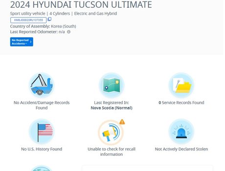 2024 Hyundai Tucson Plug-In Hybrid Ultimate | Leather | Roof | Nav | Cam | USB