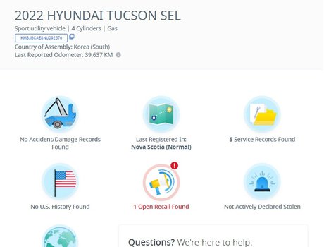 2022 Hyundai Tucson Preferred | Cam | USB | HtdSeats | Bluetooth