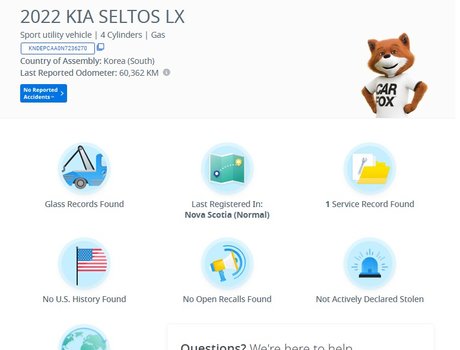 2022 Kia Seltos LX Cam | USB | HtdSeats | Bluetooth