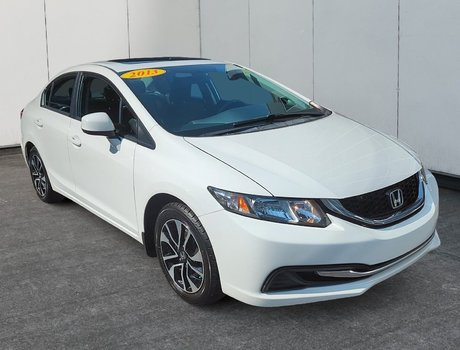 2013 Honda Civic Sdn EX | Roof | USB | HtdSeats | Bluetooth | Keyless