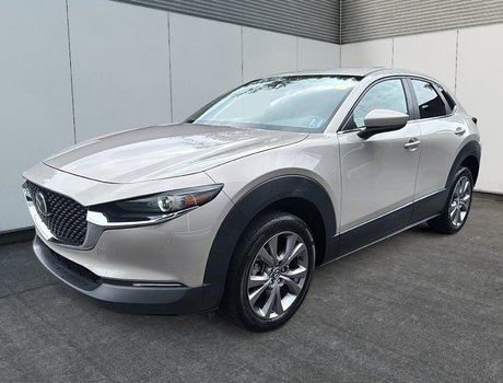 2022 Mazda CX-30 GS | Leather | Sunroof | Cam | USB | HtdWheel
