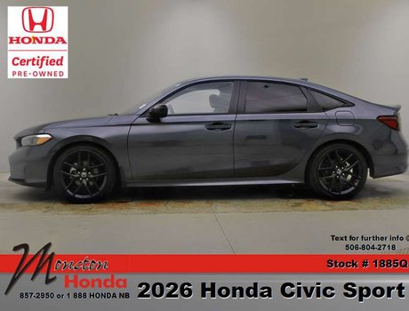 2026 Honda Civic Sedan Sport