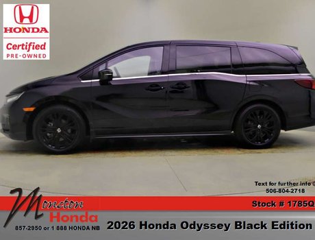 2026 Honda Odyssey Black Edition
