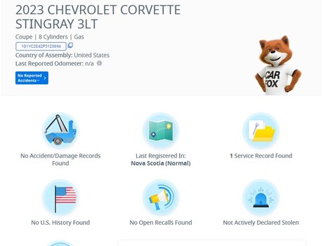 2023 Chevrolet Corvette Z51 3LT | Leather | Roof | Nav | Cam | Htd&CooledSeat