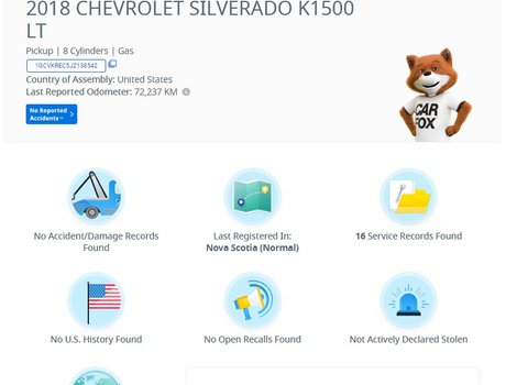2018 Chevrolet Silverado 1500 MidNight Edition LT Z71 | Cam | USB | Htd Seats