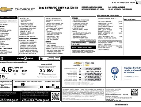 2023 Chevrolet Silverado 1500 Custom Trail Boss | Cam | USB | Cruise