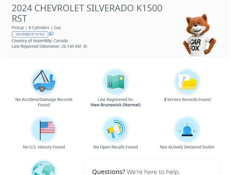 2024 Chevrolet SILVERADO 1500 RST | Cam | USB | HtdWheel | Bluetooth