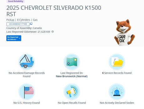 2025 Chevrolet Silverado 1500 RST | Nav | Cam | USB | HtdSeats