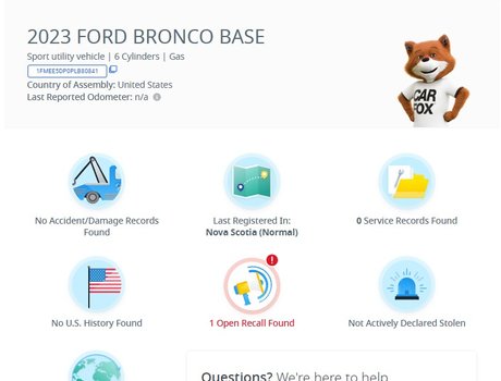 2023 Ford Bronco Wildtrak | Leather | Nav | Cam | USB