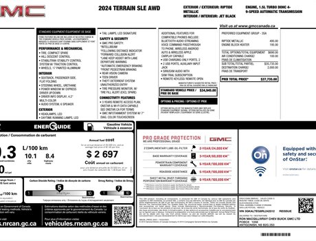 2024 GMC Terrain SLE | Cam | USB | Bluetooth | Cruise