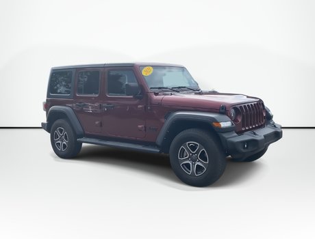 2021 Jeep WRANGLER Unlimited Sport S | Cam | USB | Bluetooth | Cruise