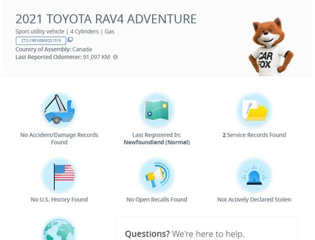 2021 Toyota RAV4 Trail | Leather | Roof | Heated/Cooled Seats | Cam