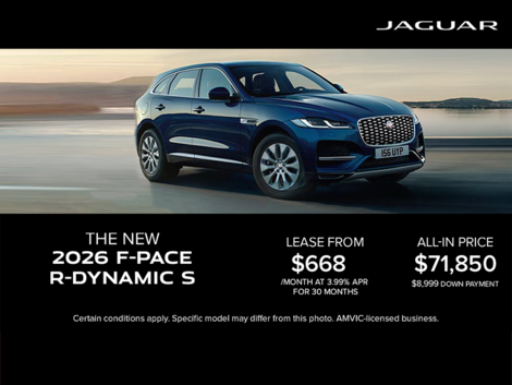 The 2026 Jaguar F-PACE