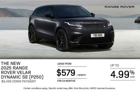 The 2025 Range Rover Velar