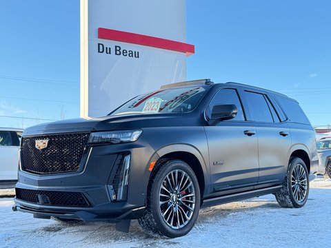 Cadillac Escalade V-SERIES / AWD / 682 HP / WRAP NOIR MAT / BAS KILOMETRAGE 2023