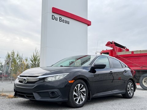 2016 Honda Civic Sedan EX / AUTOM / MOTEUR *SANS TURBO* = LES MEILLEURS /