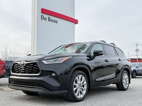 2022 Toyota Highlander LIMITED / BARRE DE TOIT / 7 PASSAGERS / HITCH D'ORIGINE /