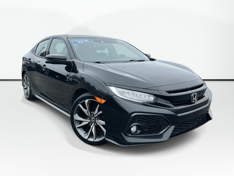 2018 Honda Civic Hatchback Sport Touring | Cam | HtdSeat | Lthr | Bluetooth