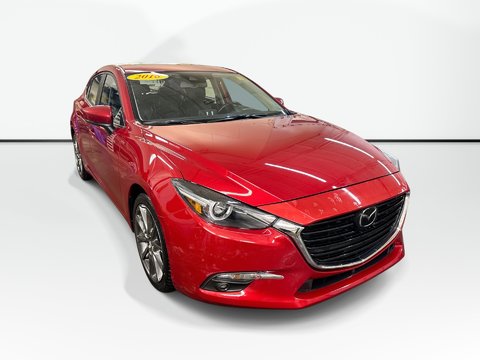 2018 Mazda 3 Sport GT | Leather | Roof | Cam | HtdSeats | Bluetooth